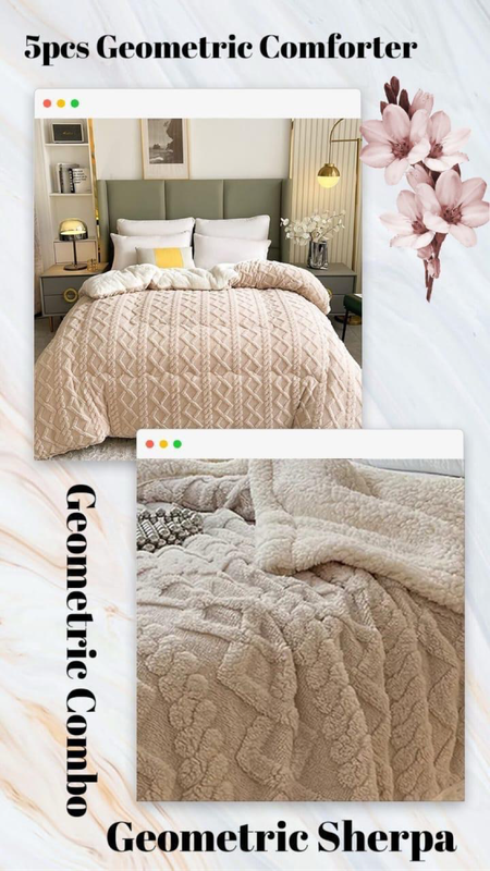 Geometric Winter Bedding Combo