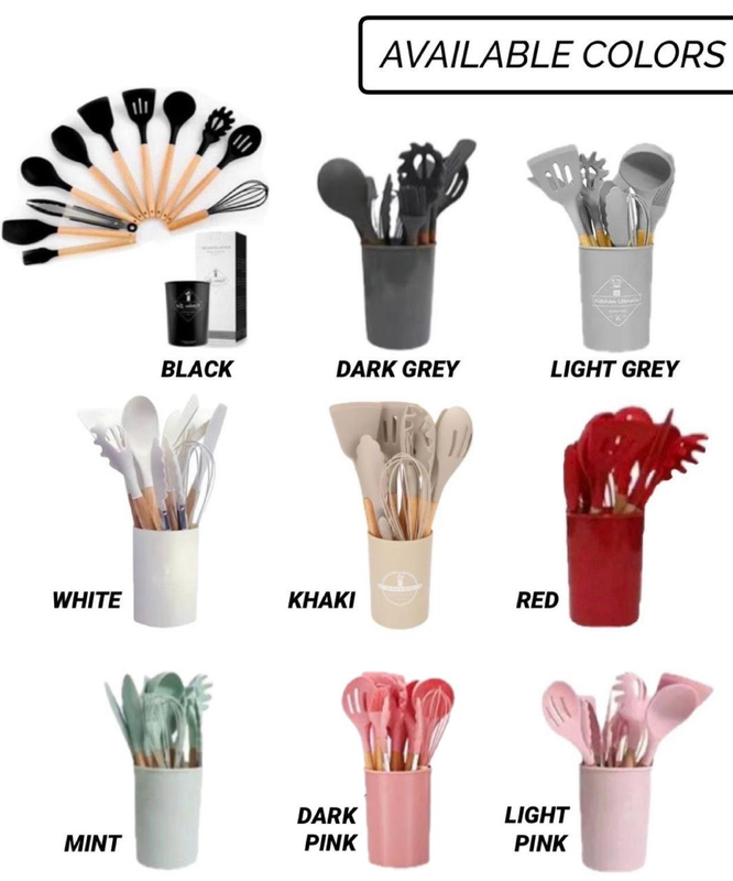 Silicone Utensil Set