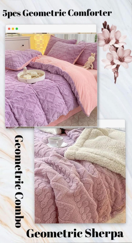 Geometric Winter Bedding Combo