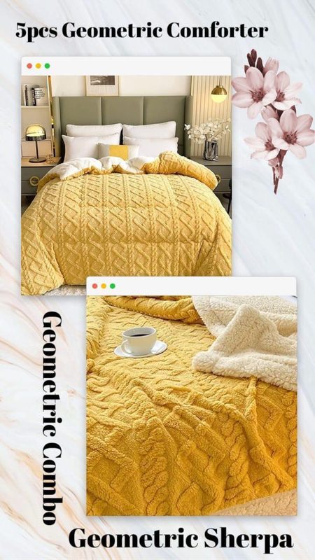 Geometric Winter Bedding Combo