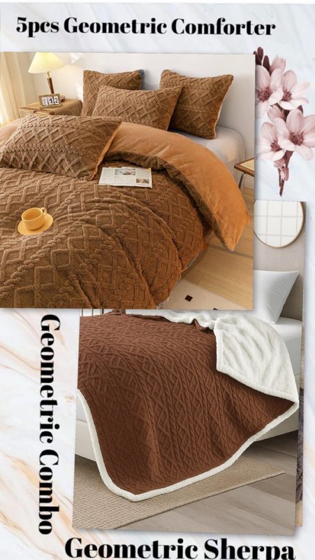 Geometric Winter Bedding Combo