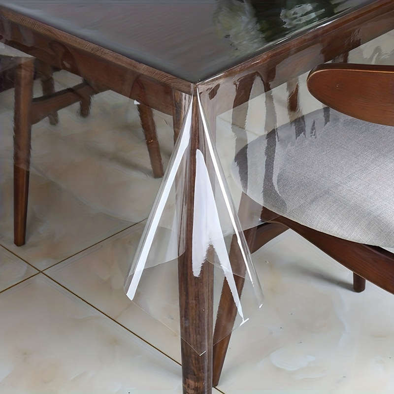 1 Piece, Tablecloth, Desk Protector, Desk Ink Absorber, Clear Plastic Desk Protector, Pvc Transparen