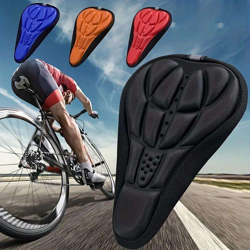 3D Soft Foam Bicycle Seat Cover - Breathable, Washable Mtb And Road Bike Seat Cover