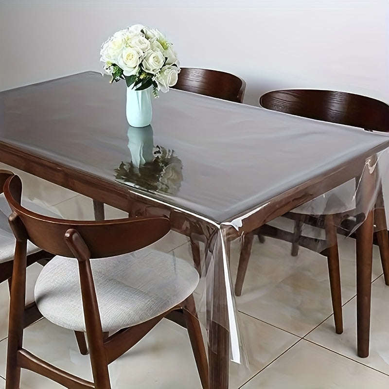 1 Piece, Tablecloth, Desk Protector, Desk Ink Absorber, Clear Plastic Desk Protector, Pvc Transparen