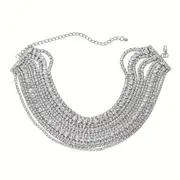 Light Luxury Rhinestone Decorated Necklace