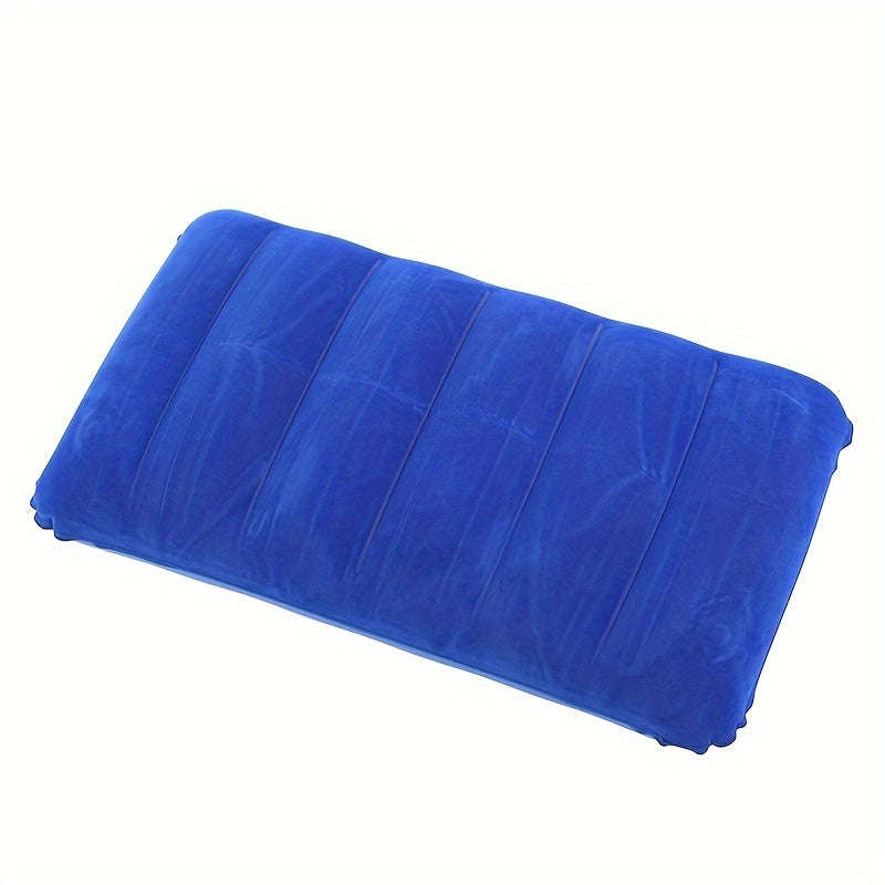 Compact Portable Inflatable Pillow 18.75x11.75 Inches - Soft, Foldable Design For Travel And Home Us