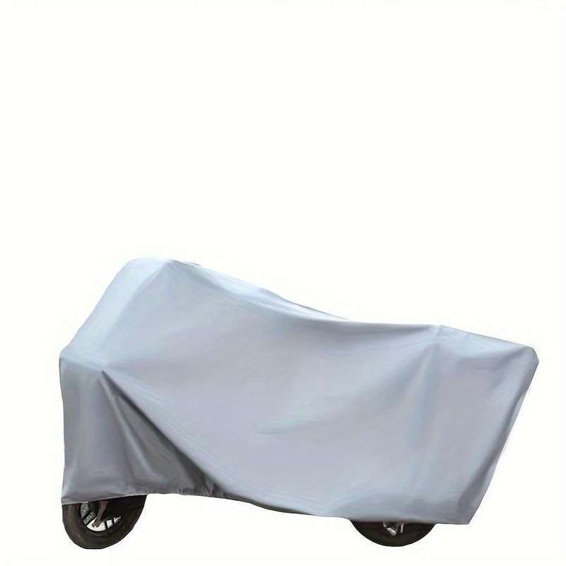 1 Pack Heavy Duty All Weather Motorcycle Cover, Uv Protection, Dust And Rain Proof Polyester, Fleece