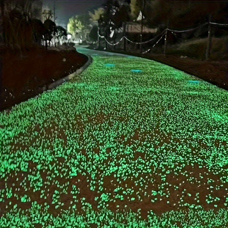 1000pcs 3-5mm Luminous Sand, Horticultural Aquatic Landscape Fluorescent Stone,
