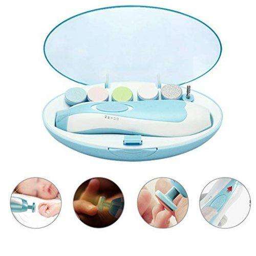 Baby Electric Nail File Safe Baby Nail Trimmer With Light