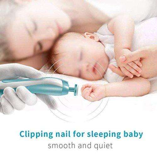 Baby Electric Nail File Safe Baby Nail Trimmer With Light