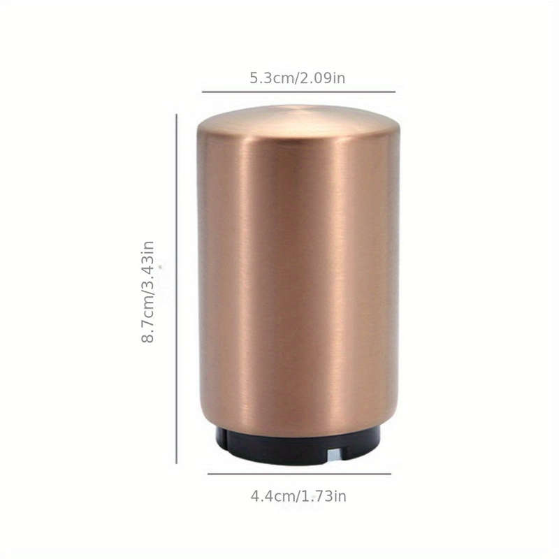 Stainless Steel Automatic Press Bottle Opener - Easy Soda Bottle Cap Remover With Magnet - Easy To U