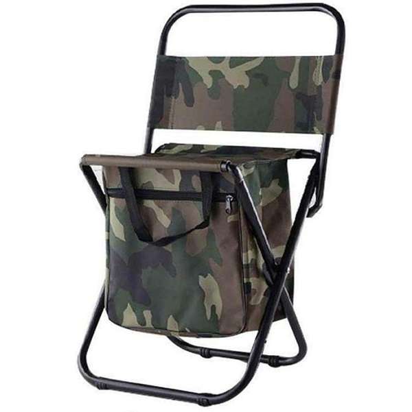 Portable Folding Camping/Fishing Chair With Storage Function