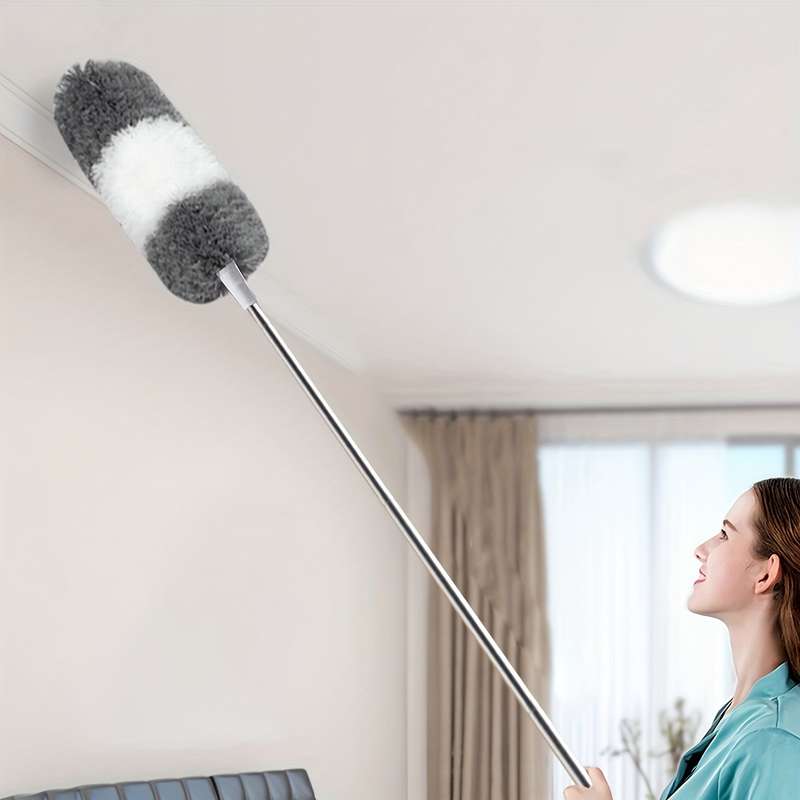 Extendable Microfiber Duster With Bendable Head