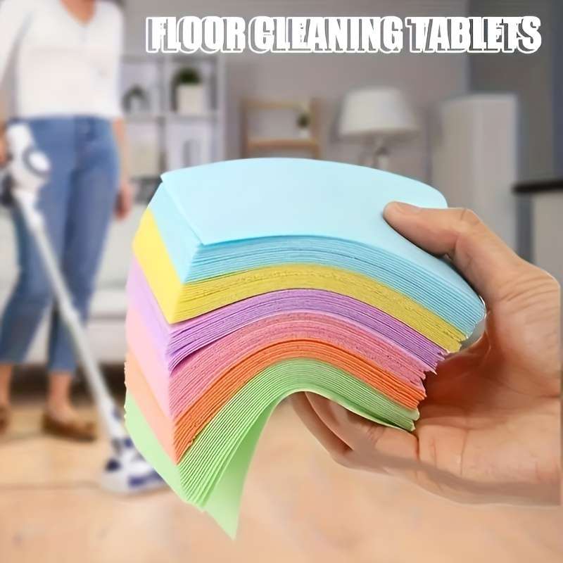 30pcs Toilet Cleaner Sheets Floor Cleaning Tablets