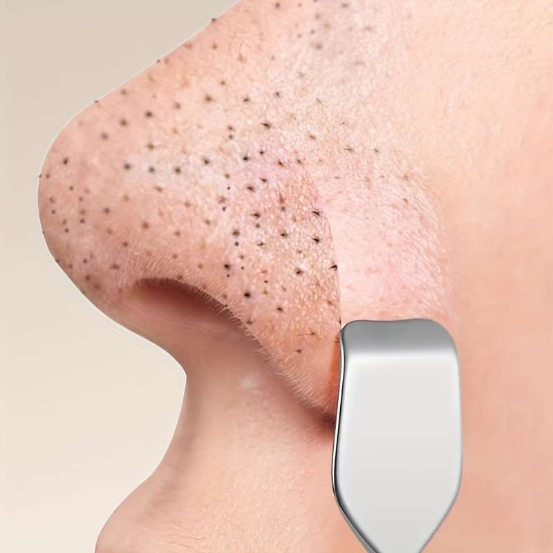 A Stainless Steel Blackhead Cleaning Tool