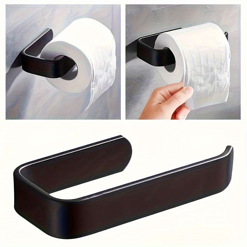 Easy-Install Self-Adhesive Toilet Paper Holder - No Drilling Required