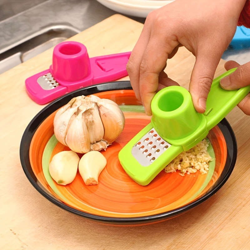 Rose Red Ergonomic Garlic Press