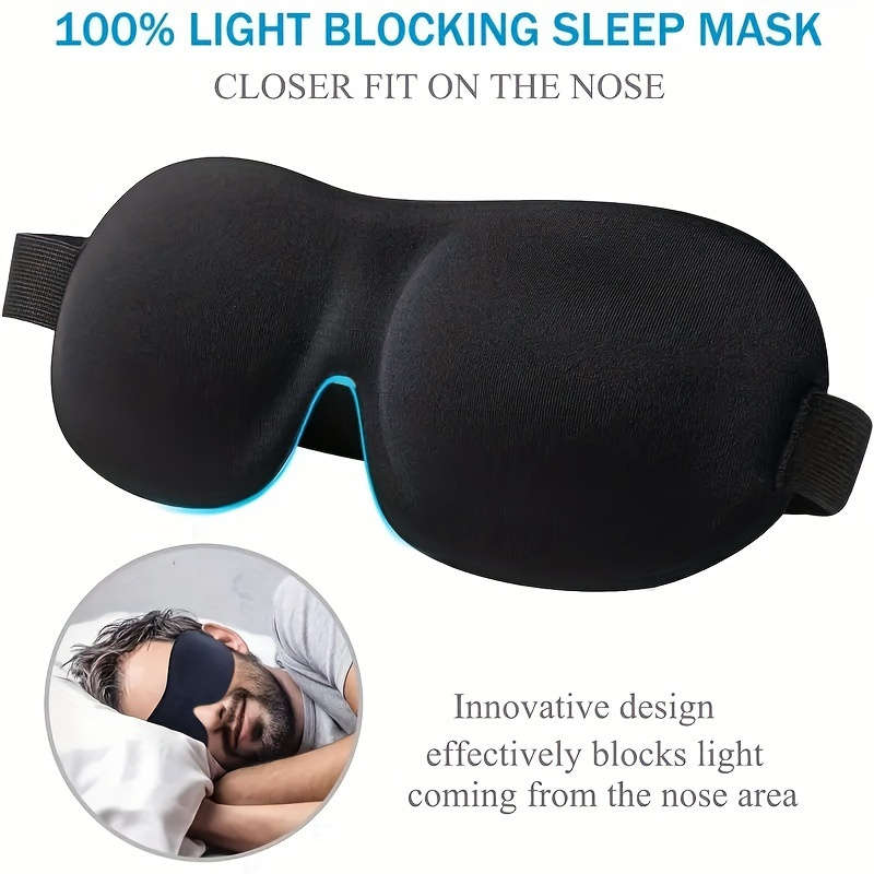Ultra-Comfort 3D Contoured Sleep Mask - Light Blocking