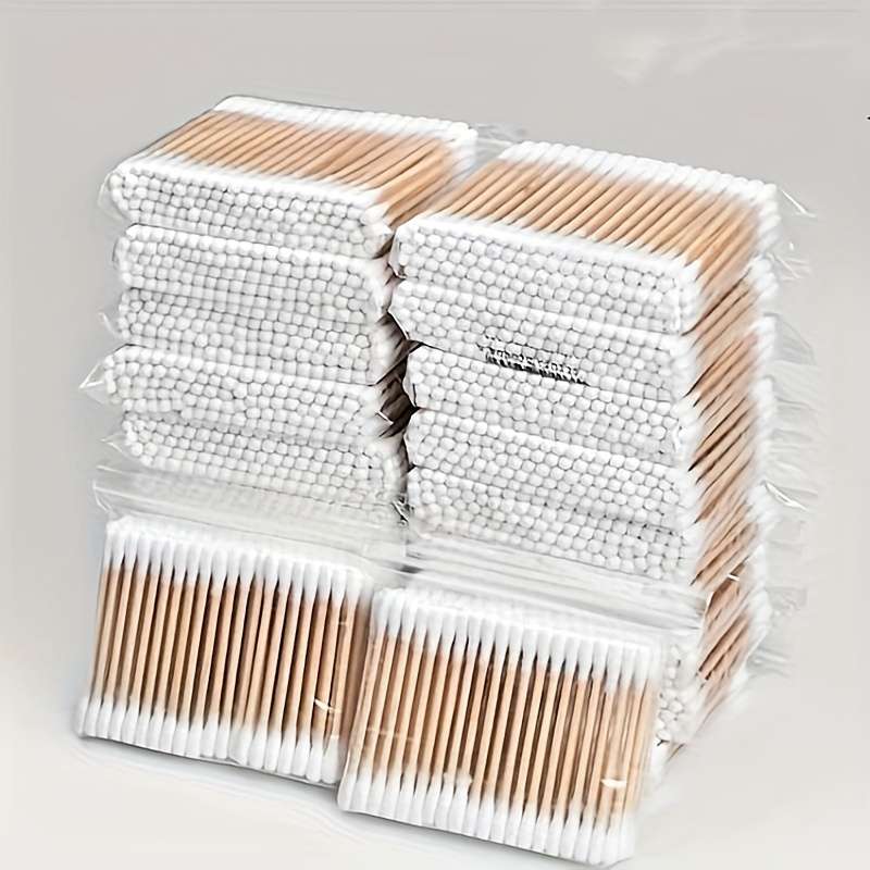 100pcs Dual-Tipped Swabs For Makeup Removal & Ear Cleaning