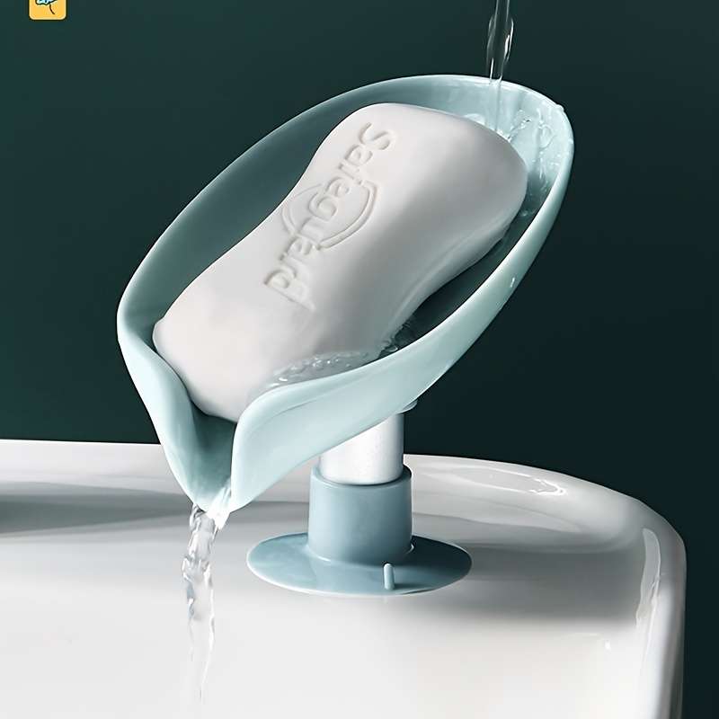 Elegant For Lotus Leaf Soap Dish - Self-Draining