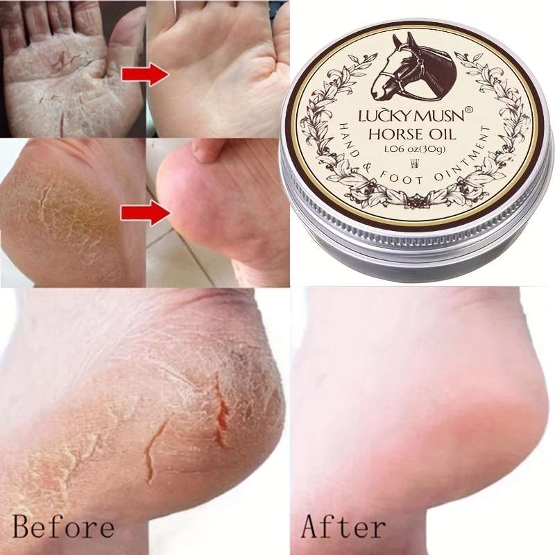 Lucky Musn Horse Oil Foot Ointment 1.06oz