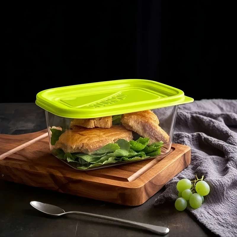 10pcs Stackable Food Storage Containers With Lids - Reusable