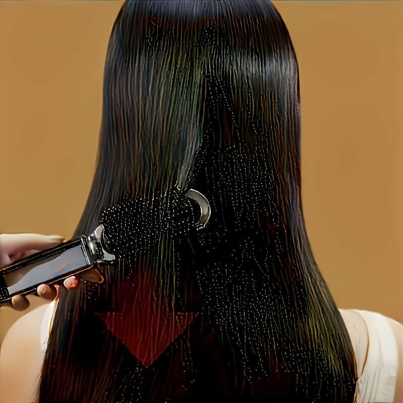1pc Travelmate Portable Folding Hair Brushwith Built-In Mirror - Anti-Static