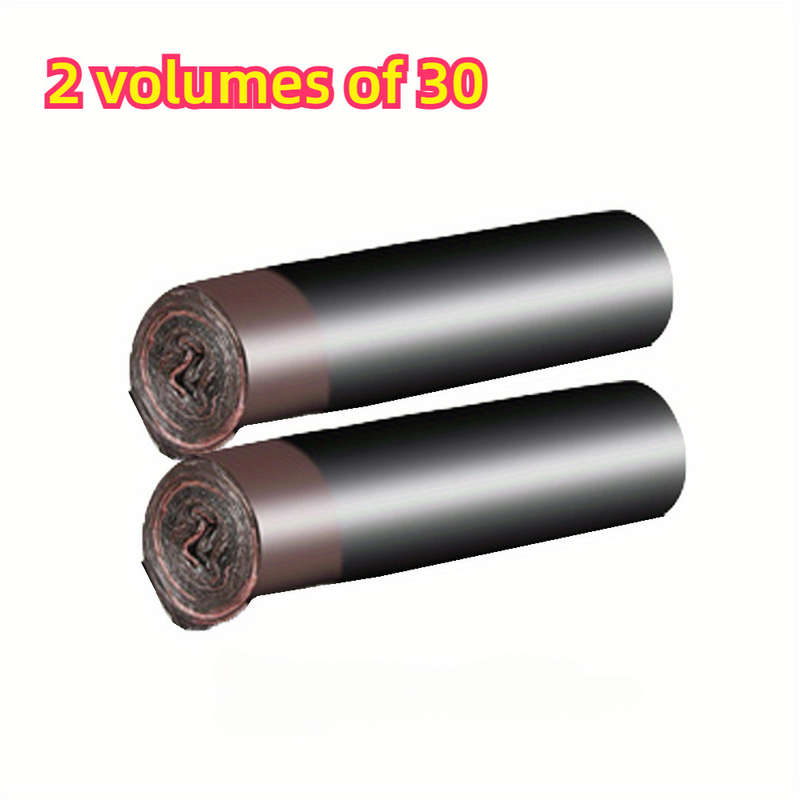 Extra Large Black Trash Bags, 2 Rolls Of 30
