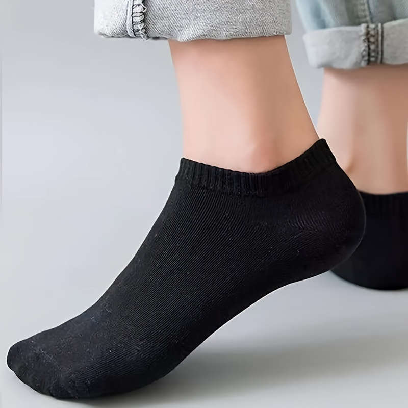 100% Cotton Ankle Socks For All Seasons - 5 Pairs Pack