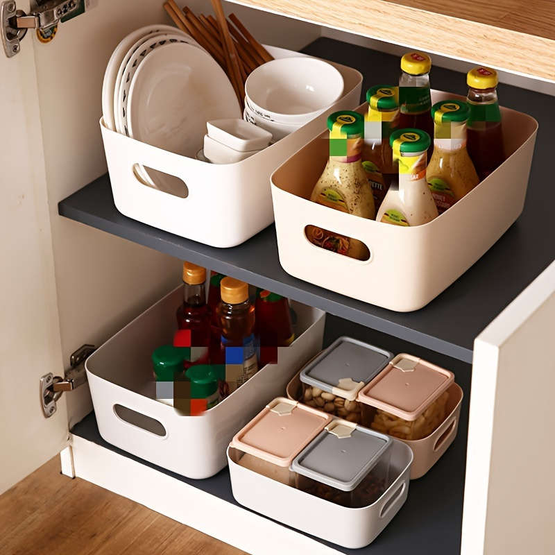 10-Pack Multi-Functional Storage Boxes, Durable Plastic Organizers For Cosmetics