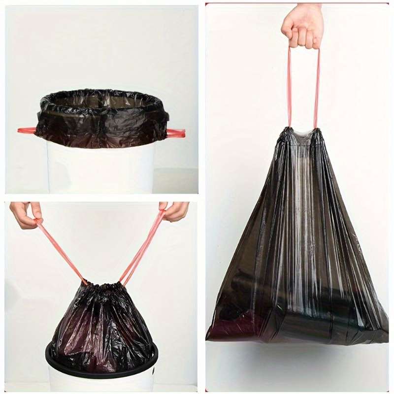 Extra Large Black Trash Bags, 2 Rolls Of 30