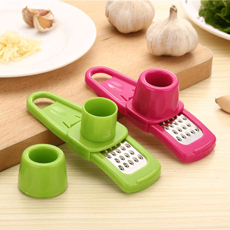 Rose Red Ergonomic Garlic Press