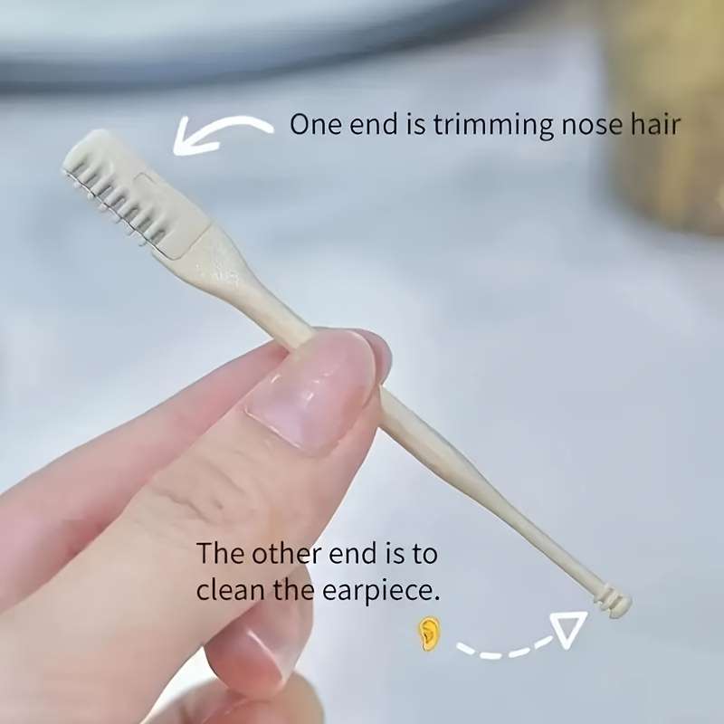3pcs Gentle And Pain-Free Nose Hair Trimmer Set For Men And Women