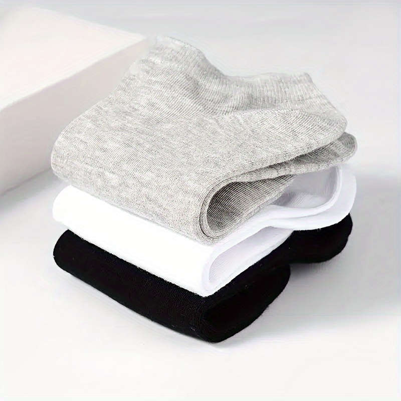 100% Cotton Ankle Socks For All Seasons - 5 Pairs Pack