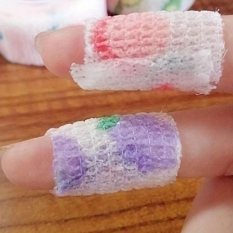 3pcs Random Multicolor Mixed Non-Woven Self-Adhesive Bandage