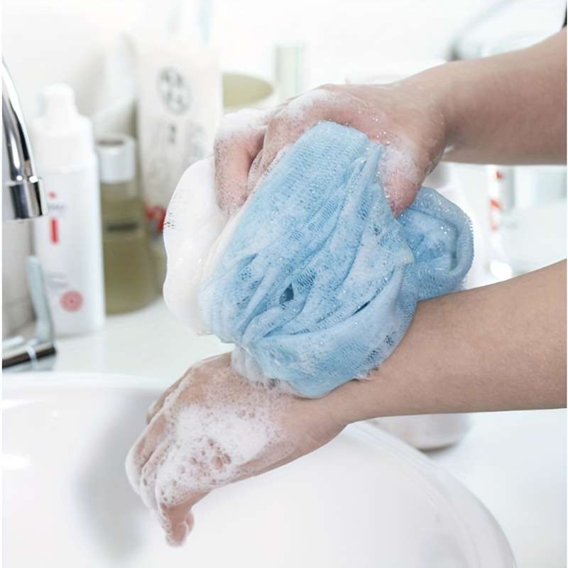 3pcs Bathing Set: Exfoliating Towel