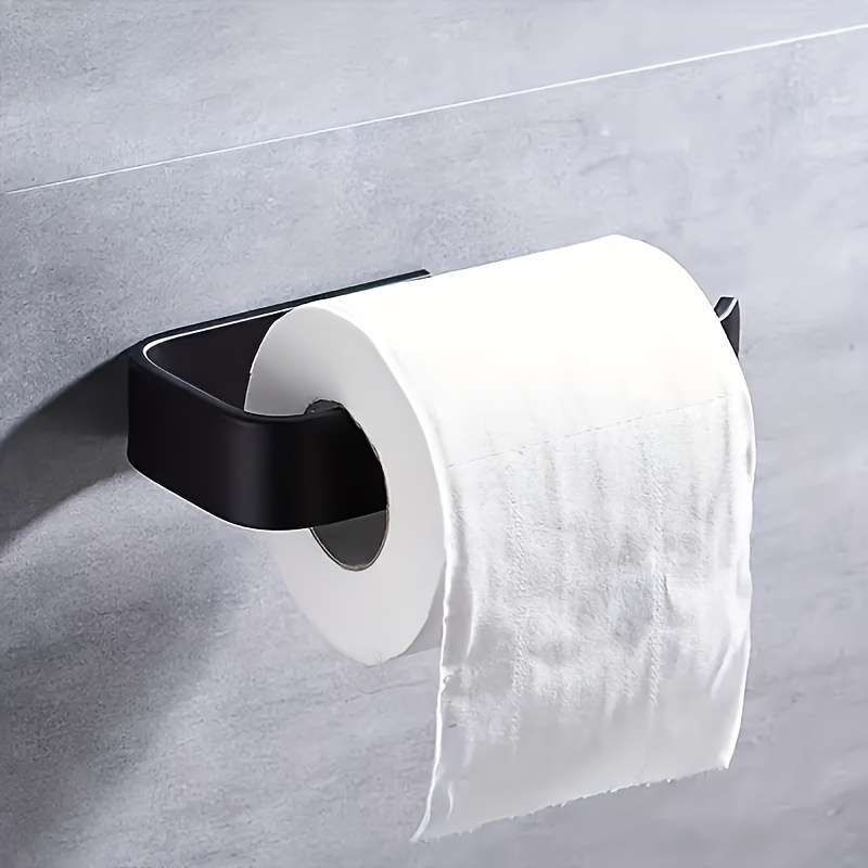 Easy-Install Self-Adhesive Toilet Paper Holder - No Drilling Required