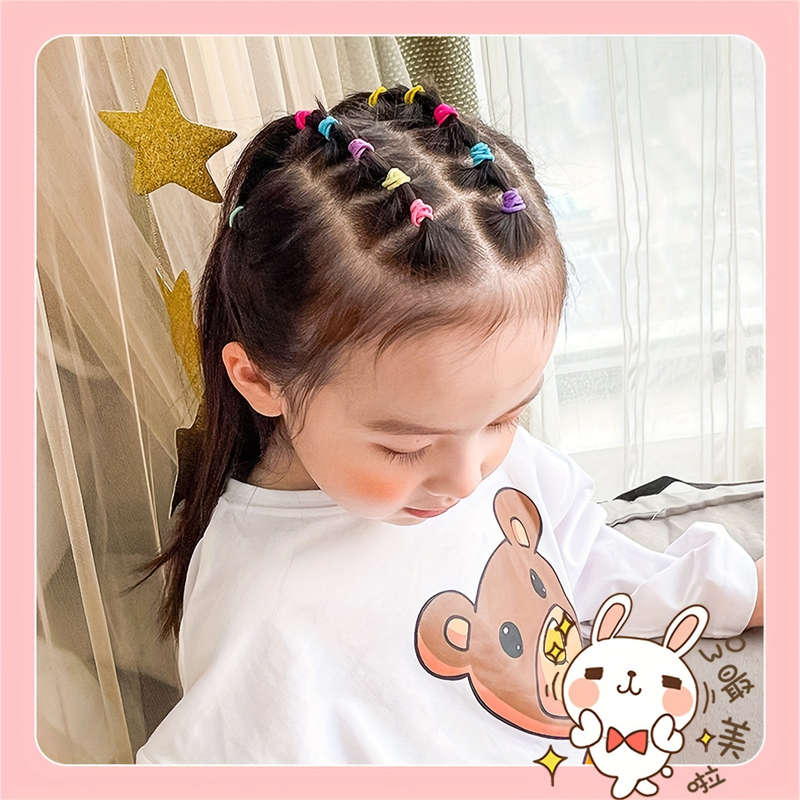 100pcs Woven Polyester Hair Bands