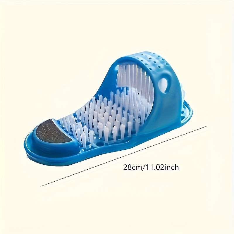 Soothing, Easy-Clean Foot Scrubber & Massager Slippers