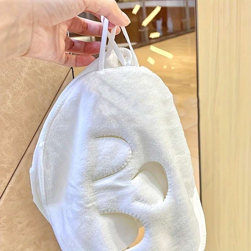 1pc Reusable Hot And Cold Facial Mask Towel For Skin Care