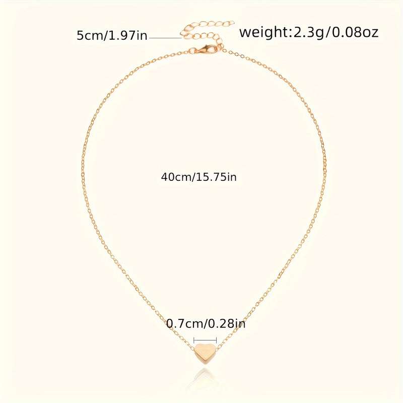 A Vintage Heart-Shaped Pendant Necklace