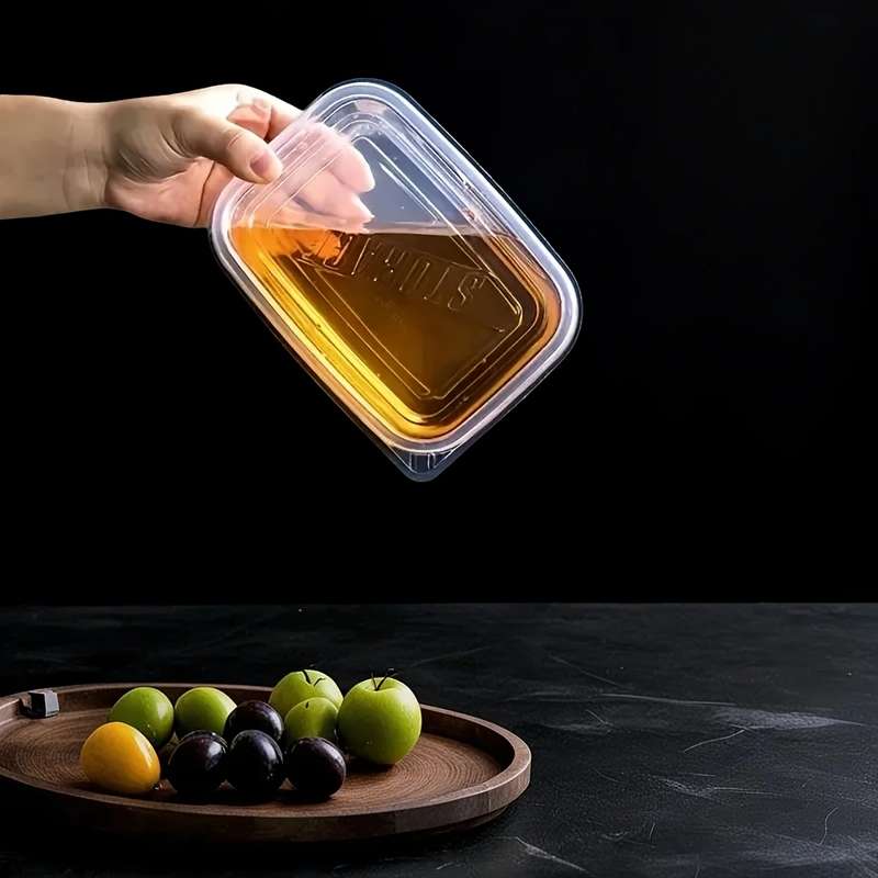 10pcs Stackable Food Storage Containers With Lids - Reusable