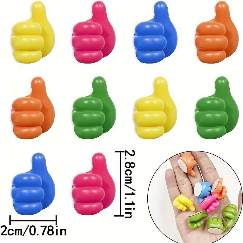 20pcs Value Pack Multifunctional Thumb Wall Hooks