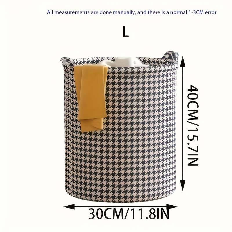 Foldable Fabric Storage Basket With Handlesa