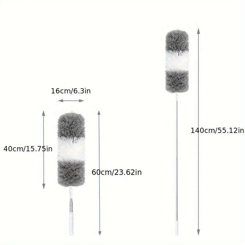 Extendable Microfiber Duster With Bendable Head