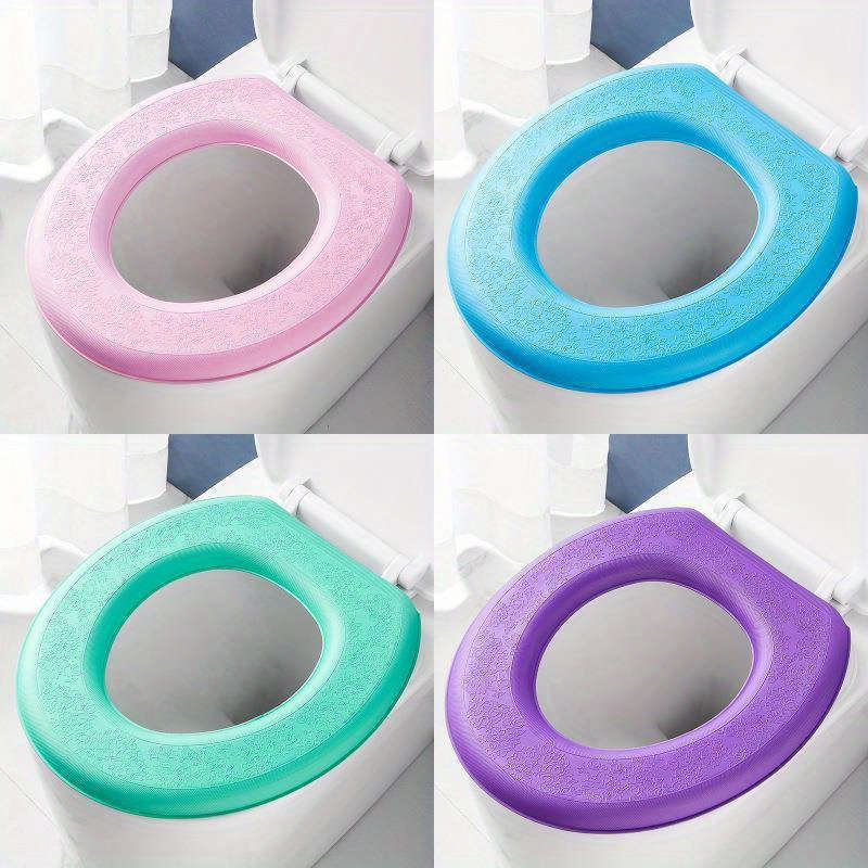 Waterproof Synthetic Rubber Toilet Seat Cover - Reusable
