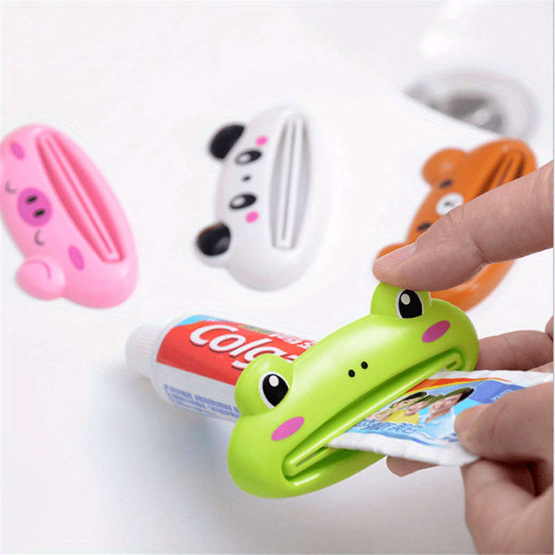 4 Pcs Cartoon Toothpaste Squeezer