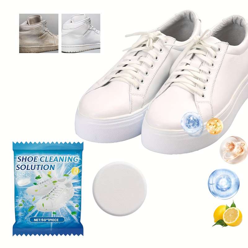 White Shoes Cleaning Tablets Portable Independent Packaging