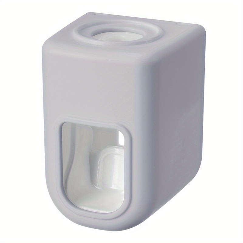 Easy-Install Wall-Mounted Toothpaste Dispenser & Brush Holder