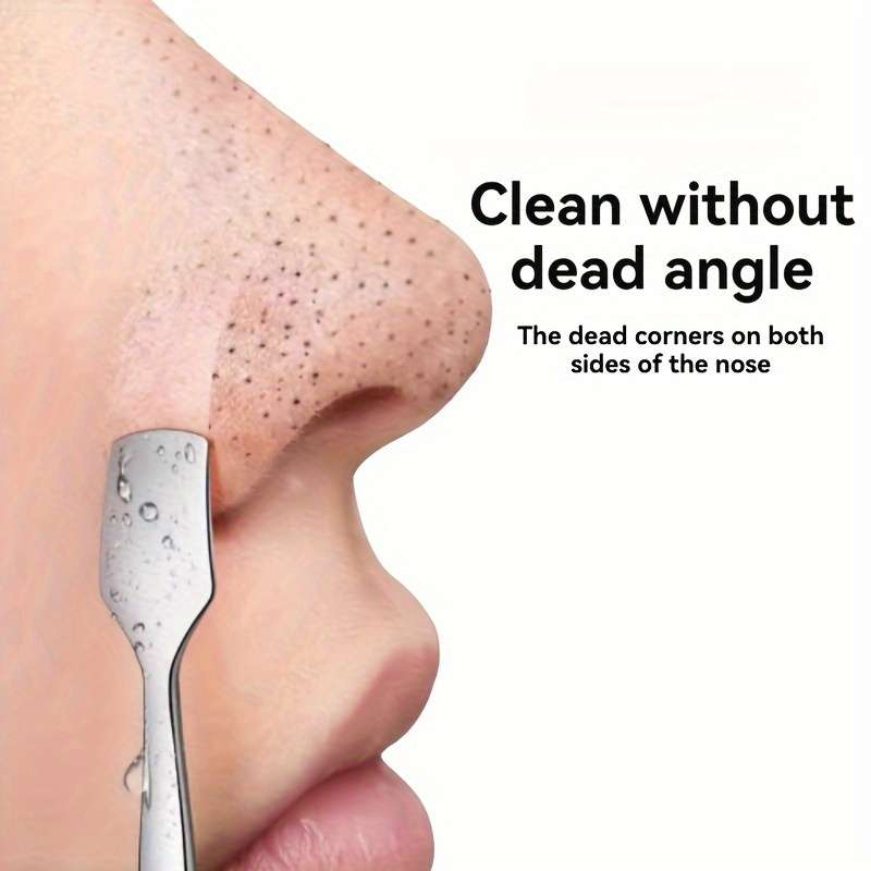 A Stainless Steel Blackhead Cleaning Tool